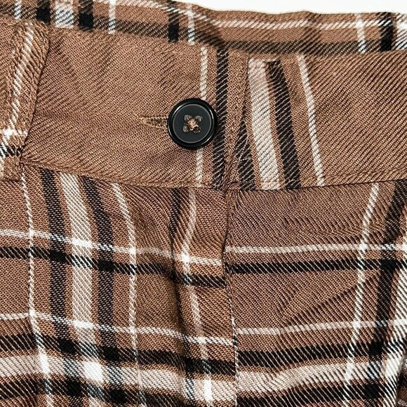 No Boundaries Brown Plaid Lightweight Pants(Size M) - Picture 7 of 7